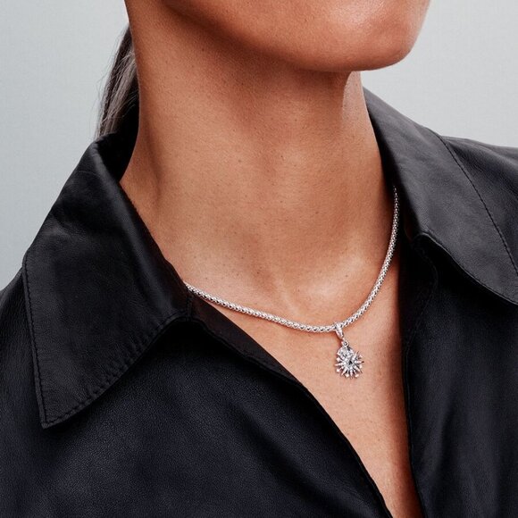 Pandora Sparkling Firework Double Dangle Charm - Picture 2 of 2